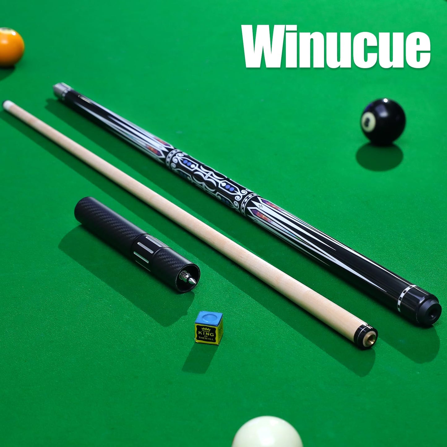 Premium 58" Pool Cue Set