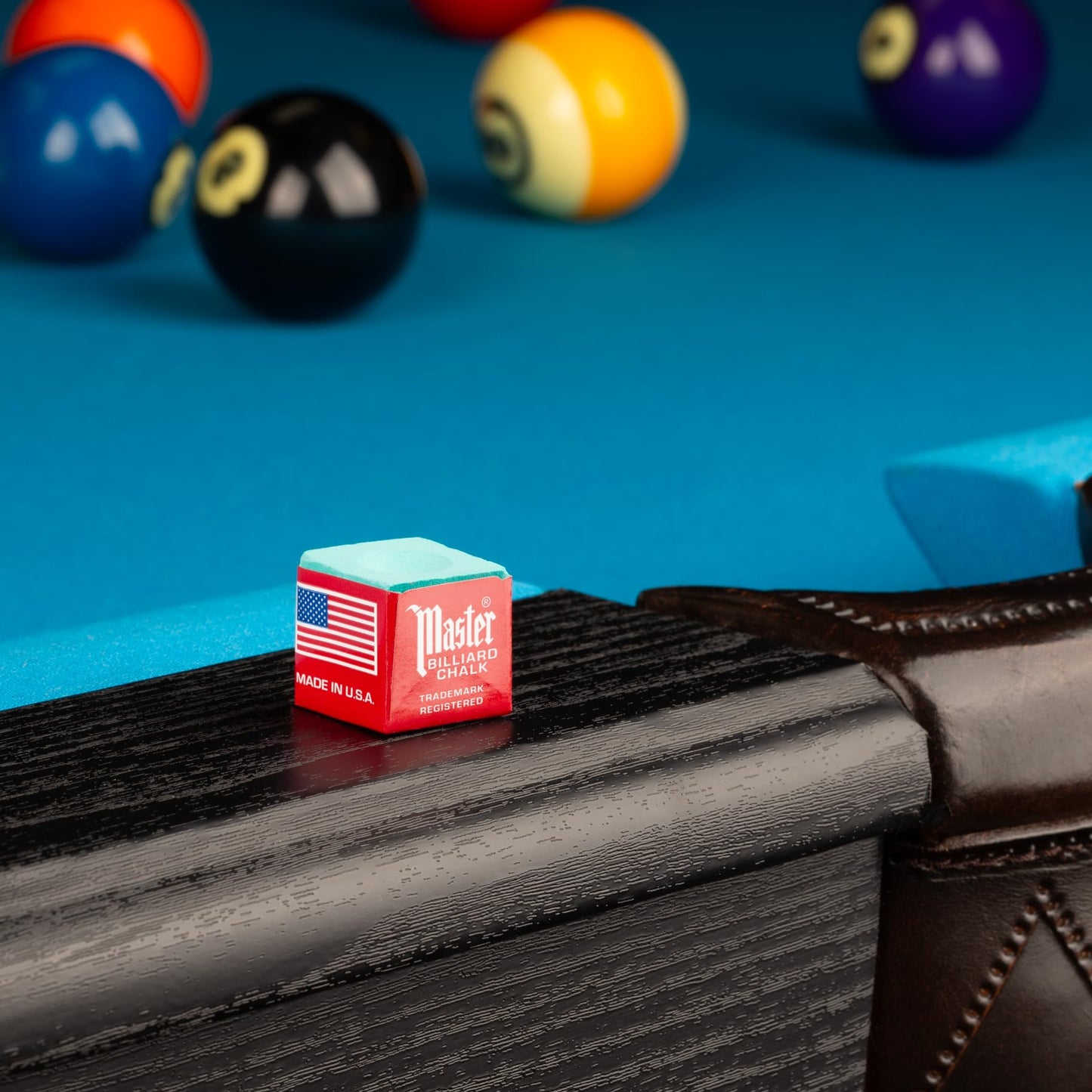 Master Billiard/Pool Cue Chalk Box, 12 Cubes