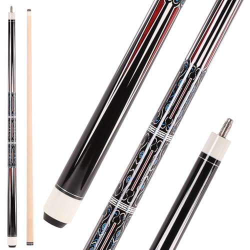 58" Canadian Maple Pool Cue – 13mm Tip