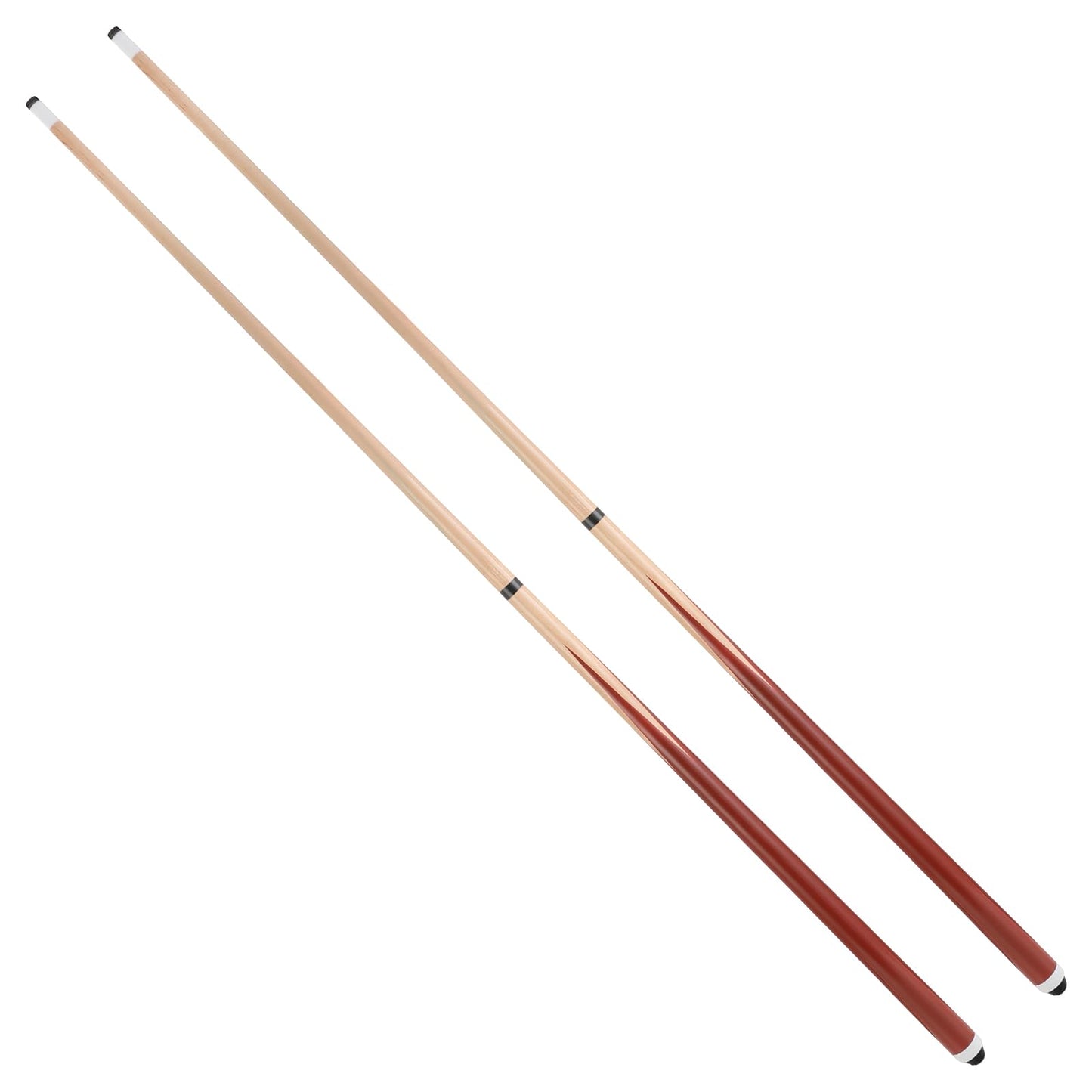 58" 2-Piece Coffee Pool Cue 20oz