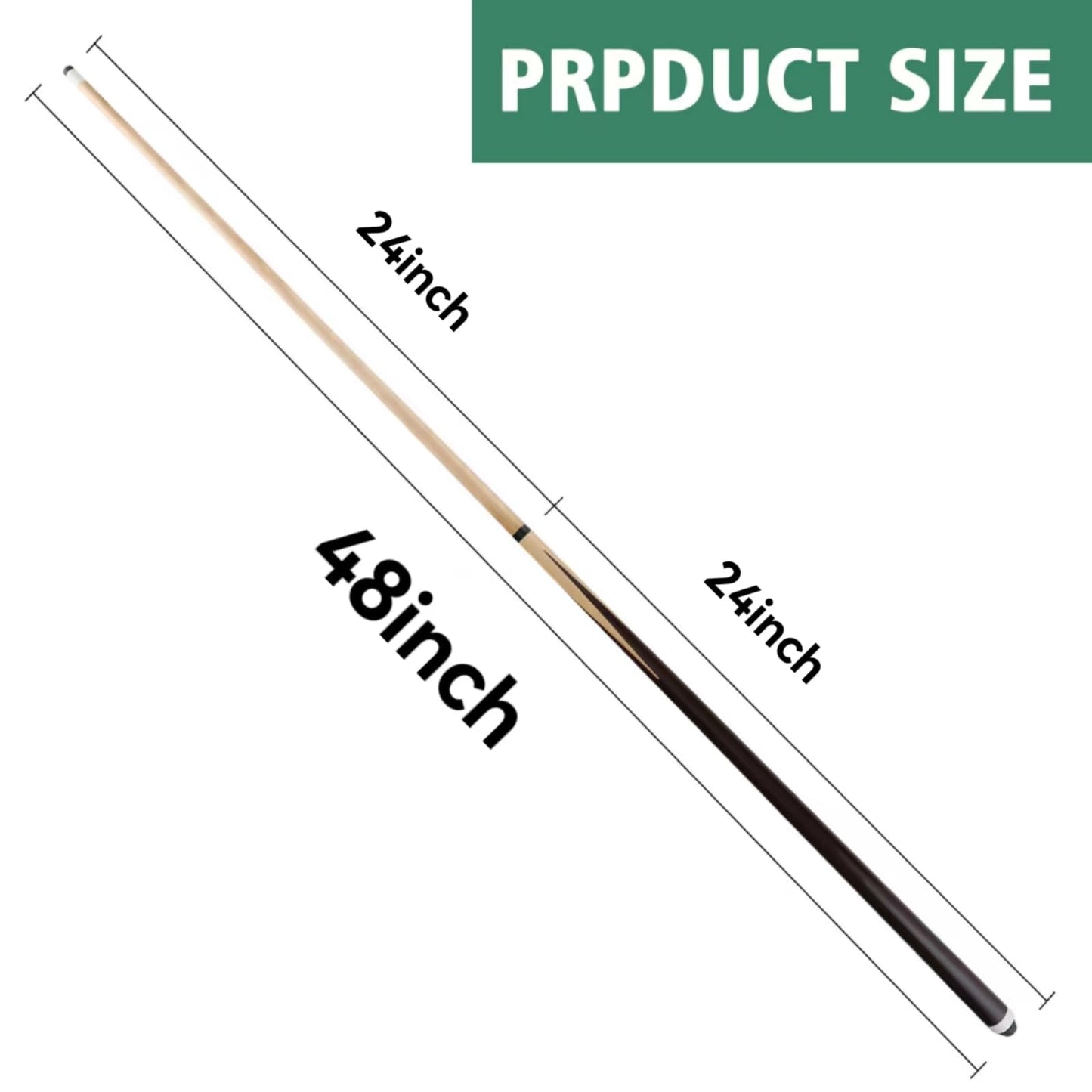 Pool Cue Sticks Set – 36-58" 13mm Tip, 14-20oz