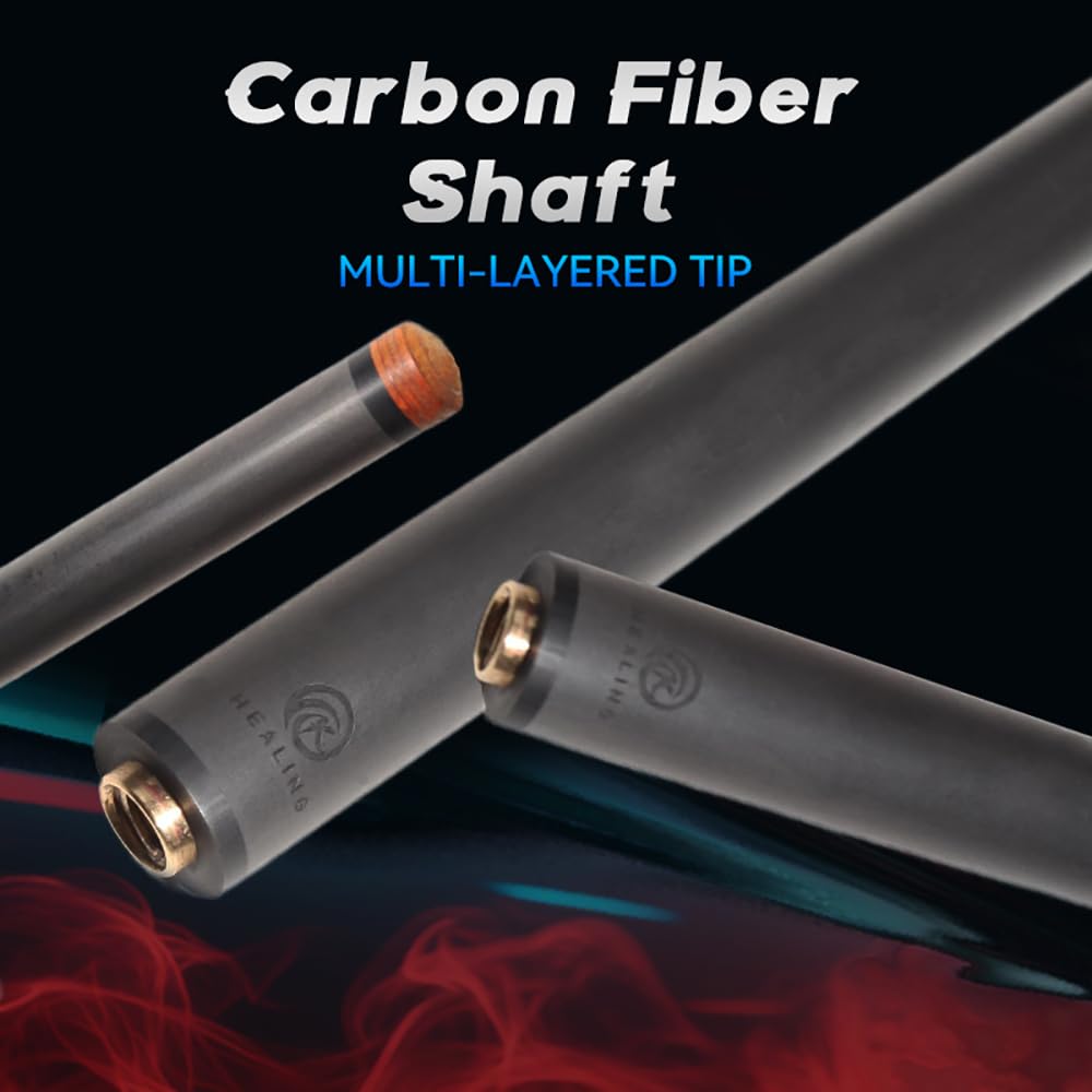 OKHEALING 58" Carbon Fiber Pool Cue