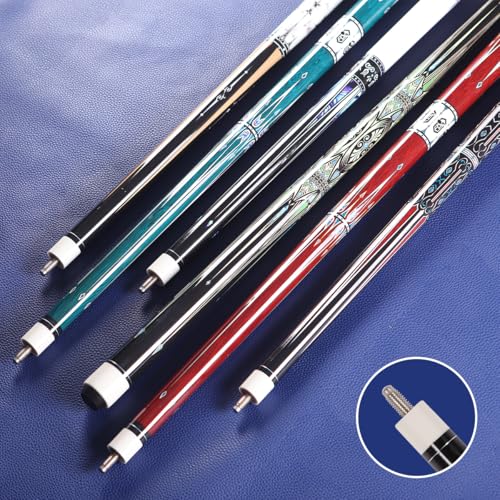 58" Canadian Maple Pool Cue – 13mm Tip