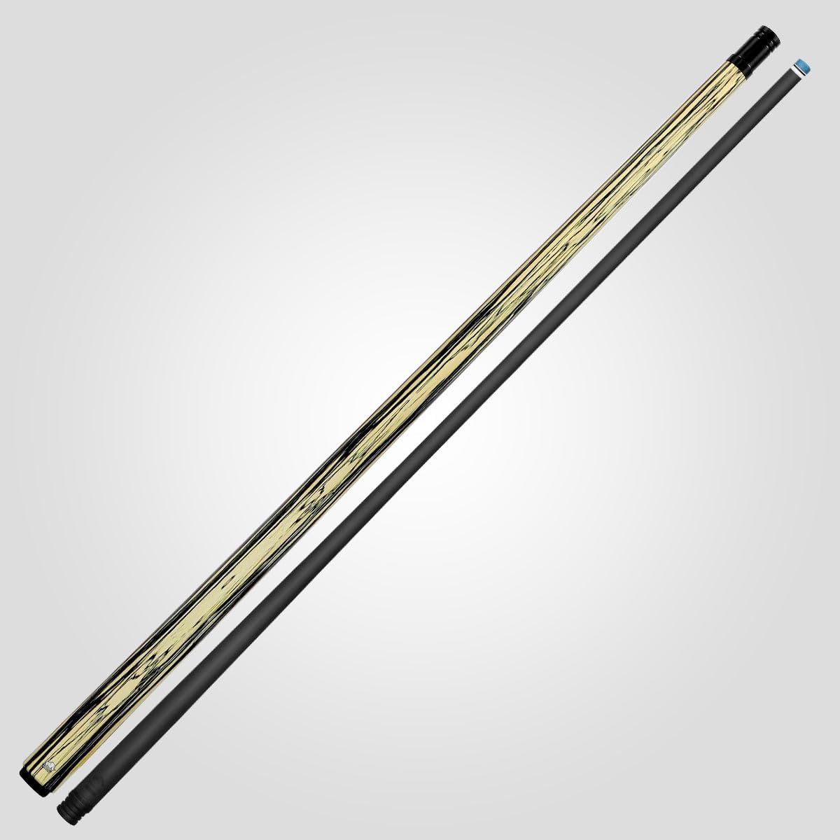 RHINO Retro Pool Cue – Ebony, 12.5mm Tip