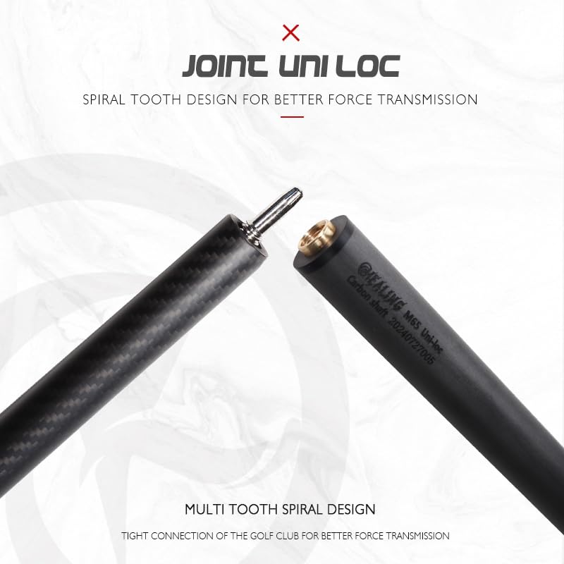 OKHEALING 58" Carbon Fiber Pool Cue