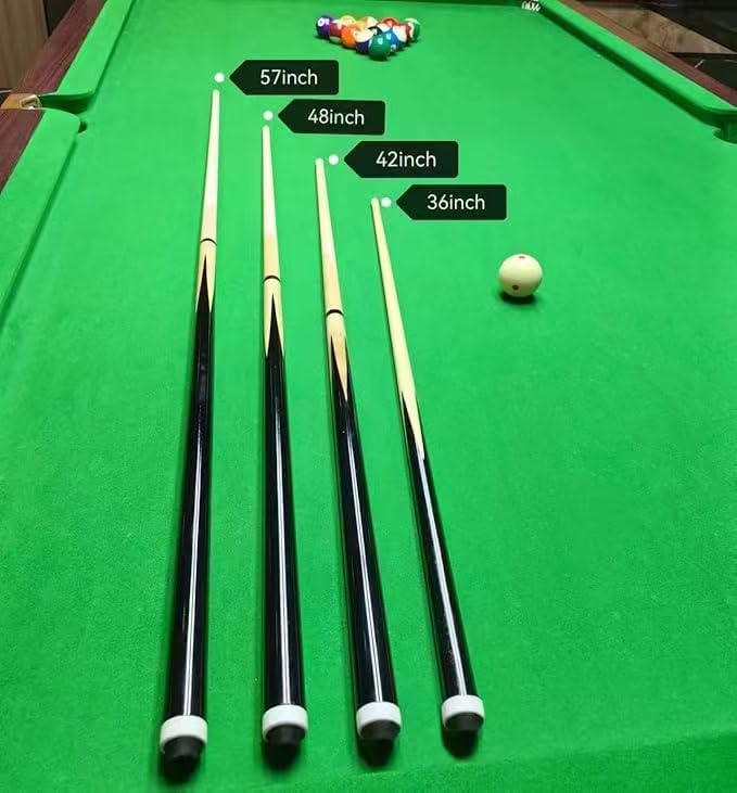 Pool Cue Sticks Set – 36-58" 13mm Tip, 14-20oz