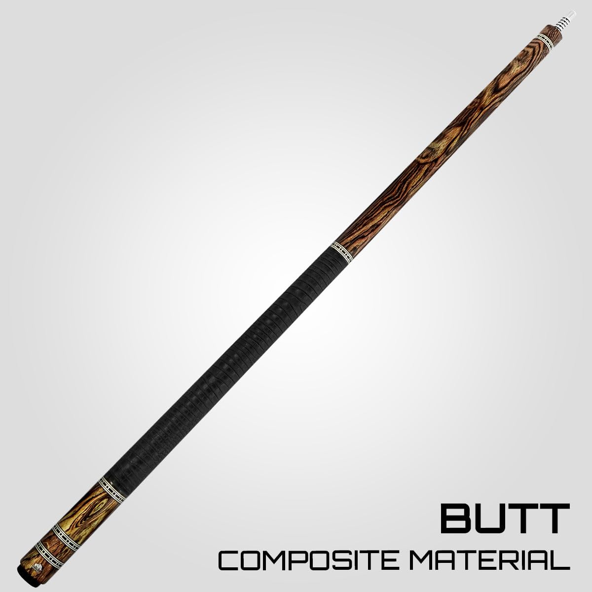 RHINO Retro Pool Cue Crocodile Wrap