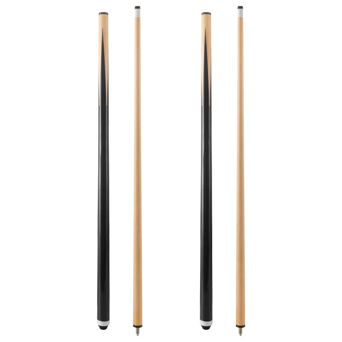 Pool Cue Sticks Set – 36-58" 13mm Tip, 14-20oz