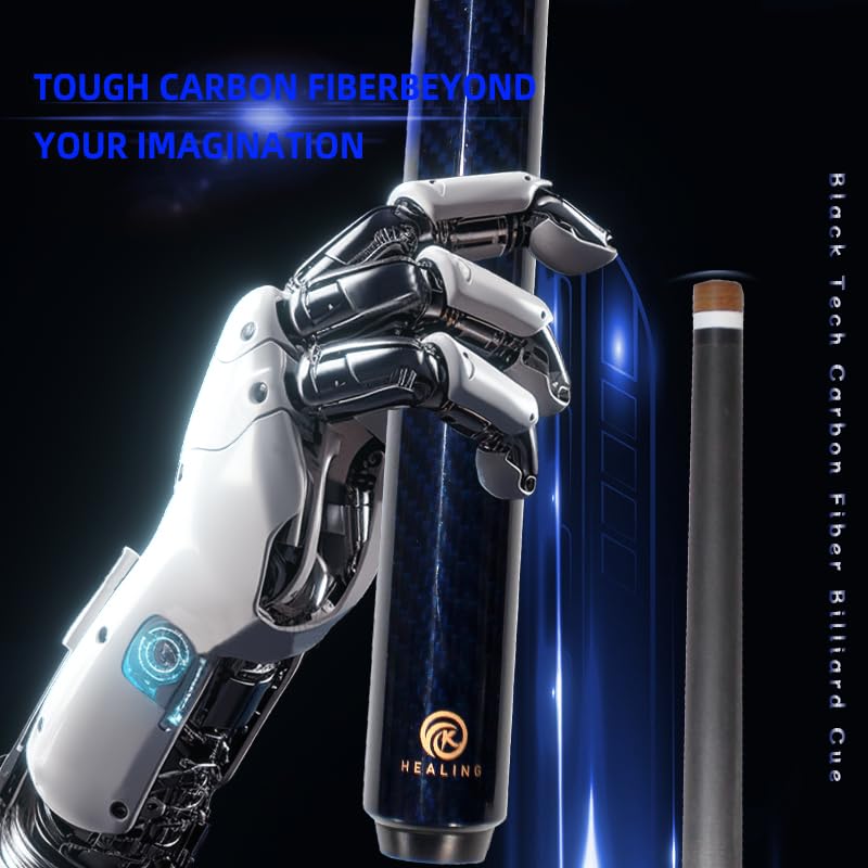OKHEALING 58" Carbon Fiber Pool Cue