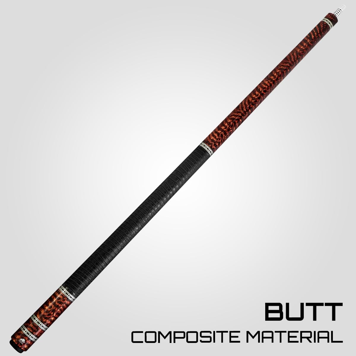 RHINO Retro Pool Cue Crocodile Wrap