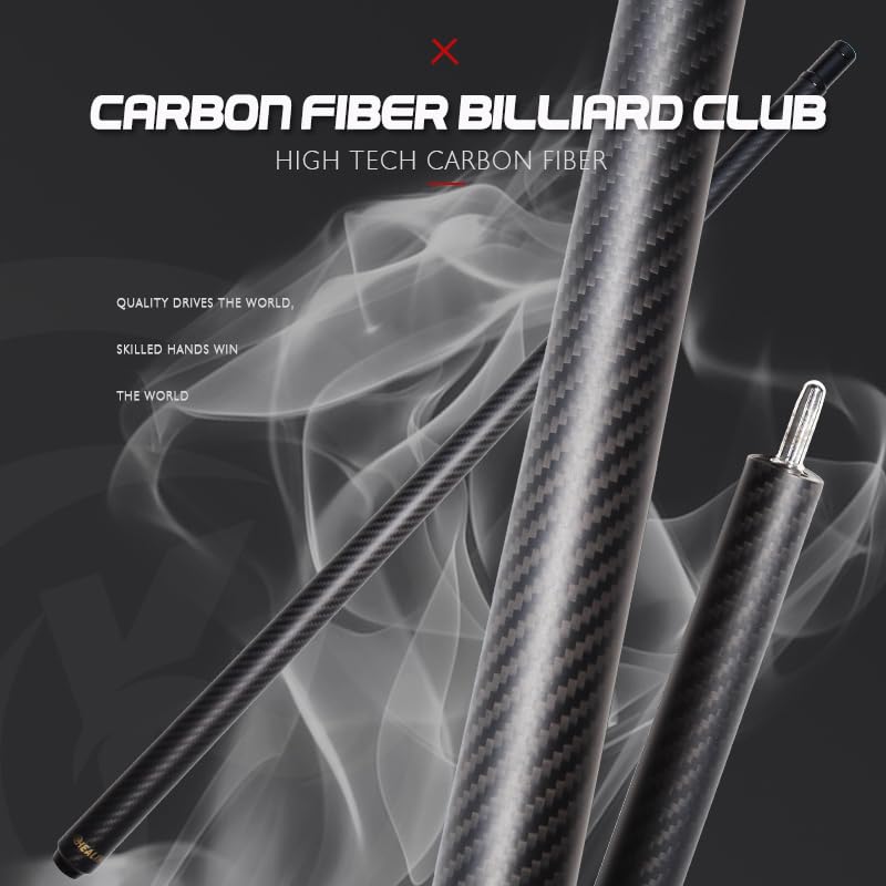 OKHEALING 58" Carbon Fiber Pool Cue