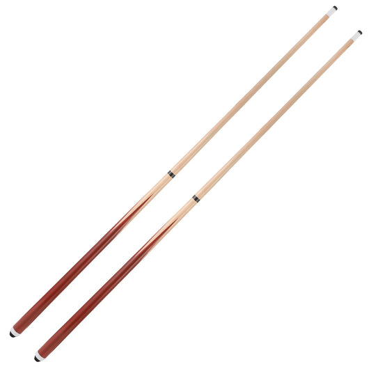 2-Piece Coffee Pool Cue Stick 20oz – 13mm Tip