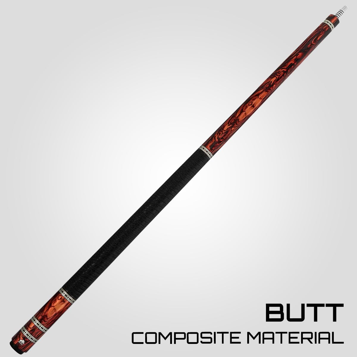 RHINO Retro Pool Cue Crocodile Wrap