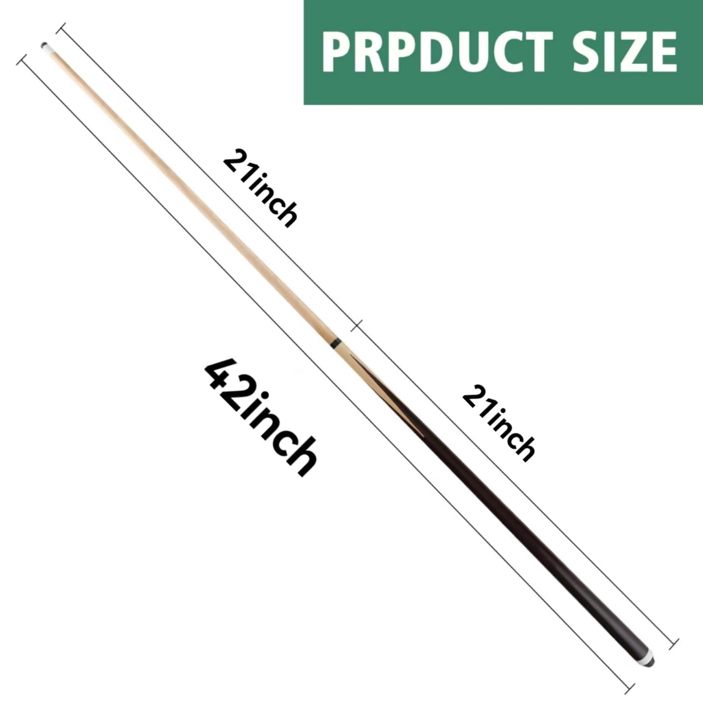 Pool Cue Sticks Set – 36-58" 13mm Tip, 14-20oz