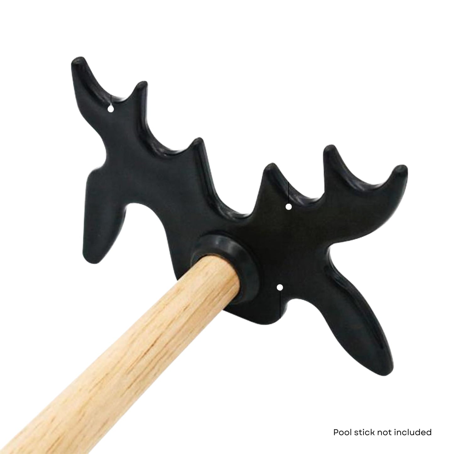 Slip-On Portable Moosehead Bridge Cue Rest