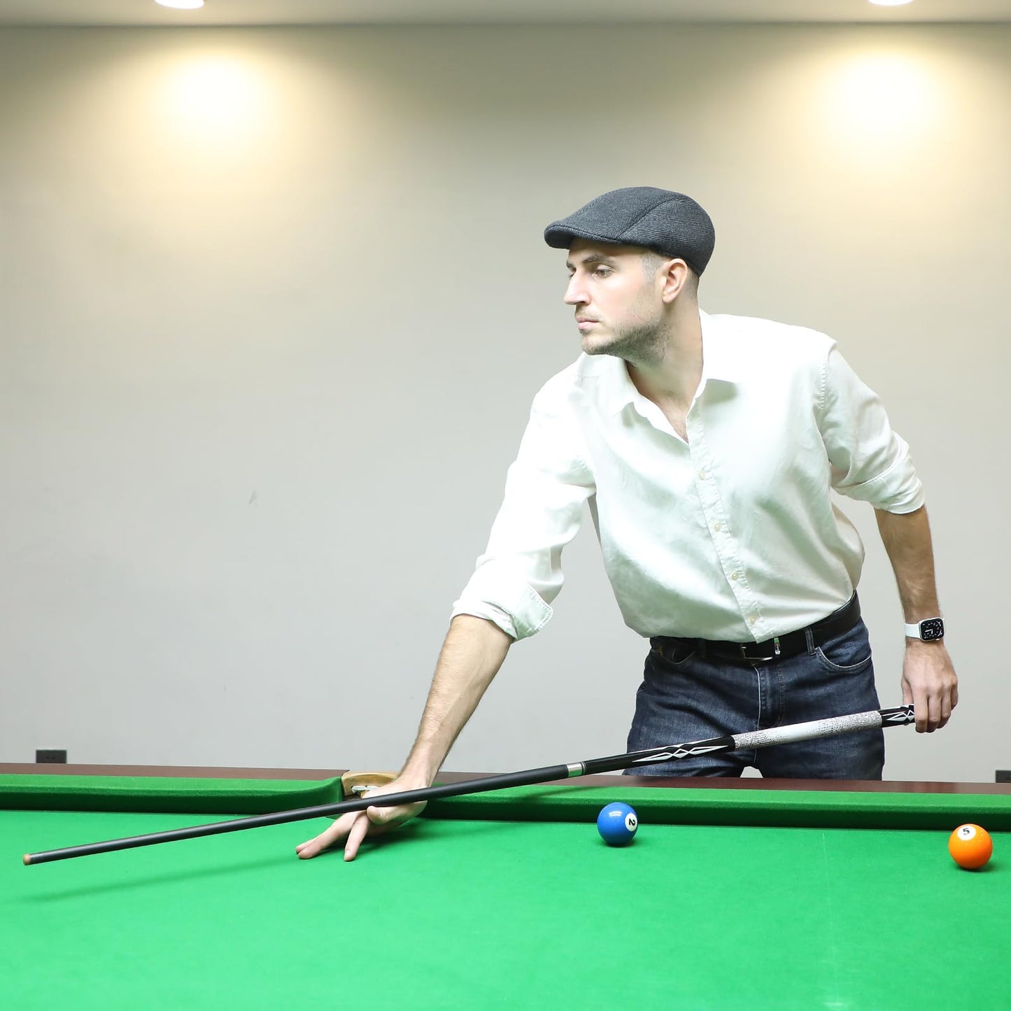 58" Fiberglass Graphite Pool Cue Sticks – 18-21oz