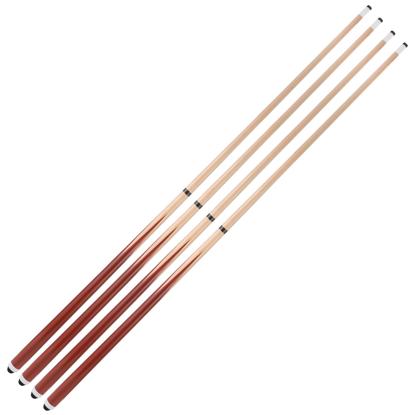 2-Piece Coffee Pool Cue Stick 20oz – 13mm Tip