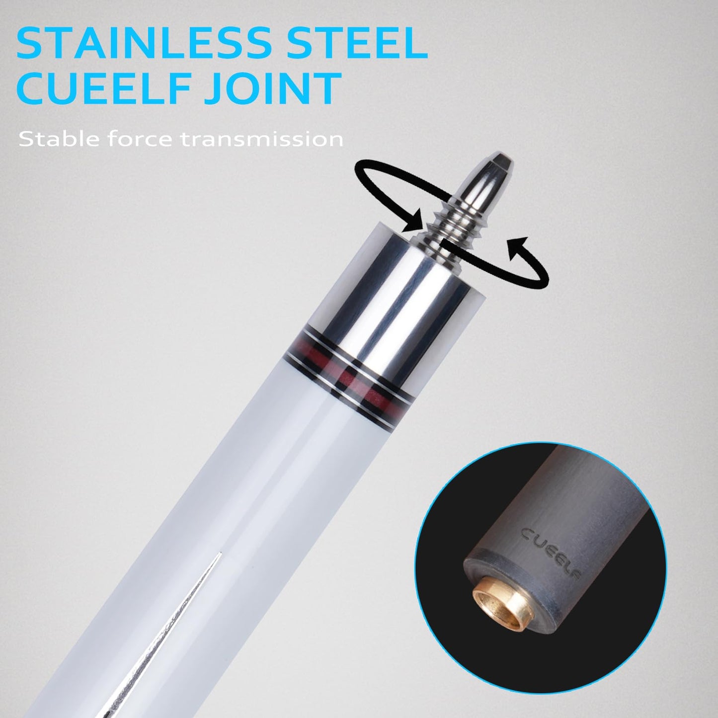 Carbon Fiber Professional Pool Cue 12.5mm