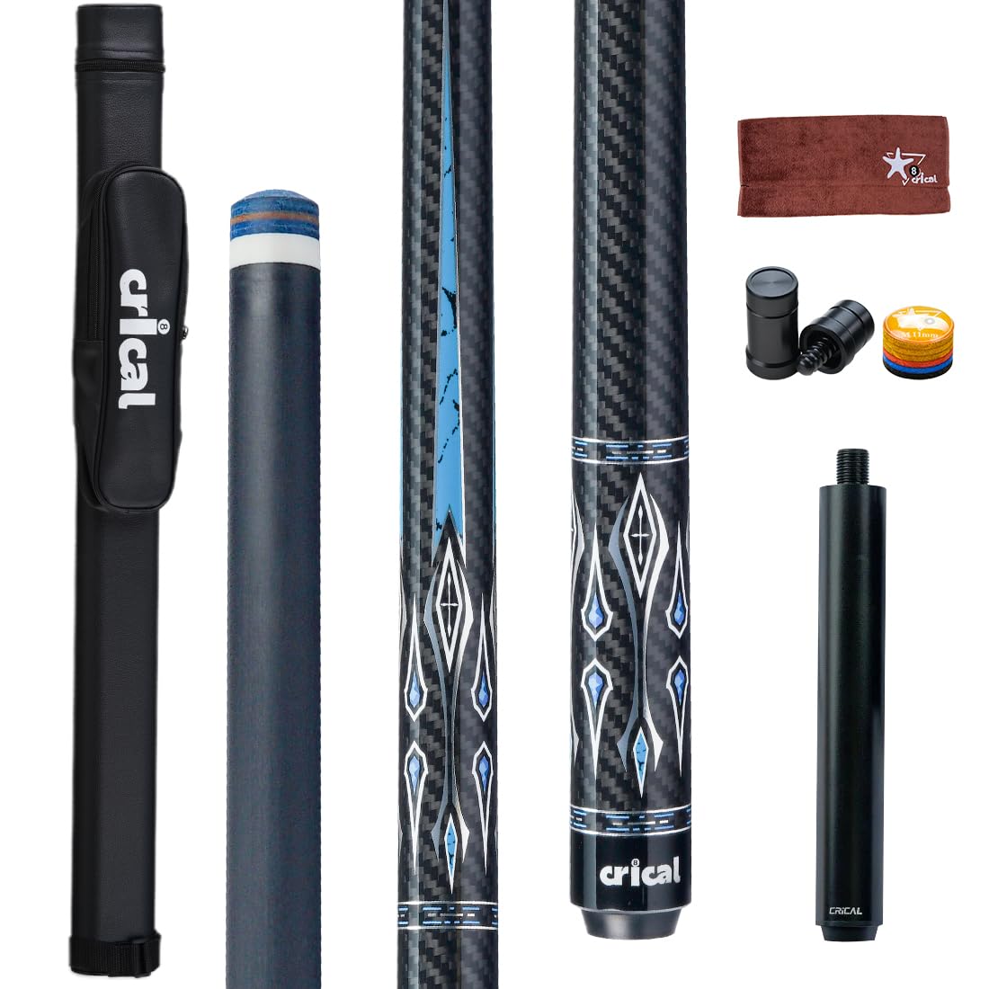 CRICAL 58" Carbon Fiber Pool Cue