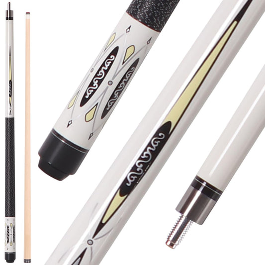 58" Maple Pool Cue – Low Deflection