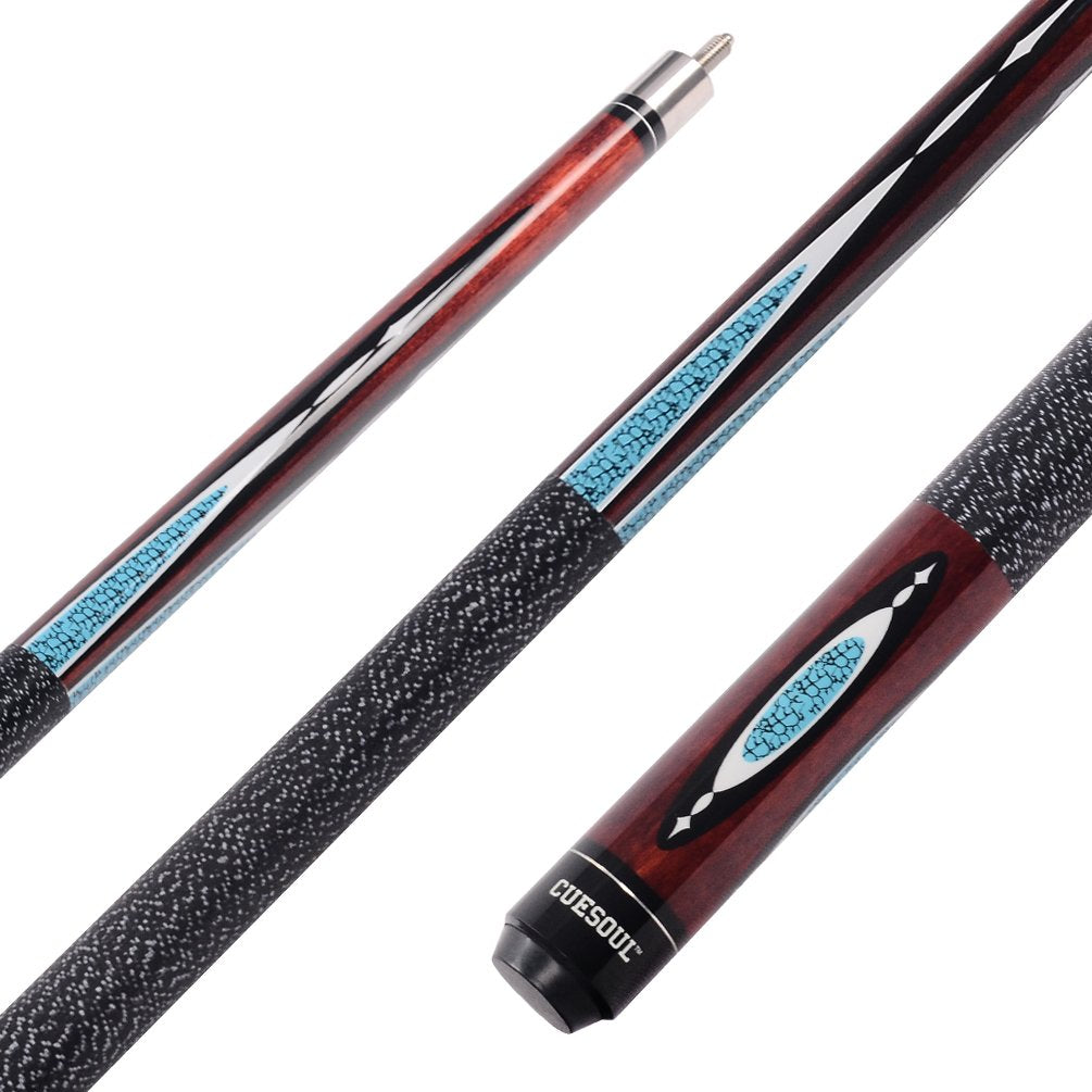 CUESOUL 2-Pack Pool Cue Sticks with Hard Case