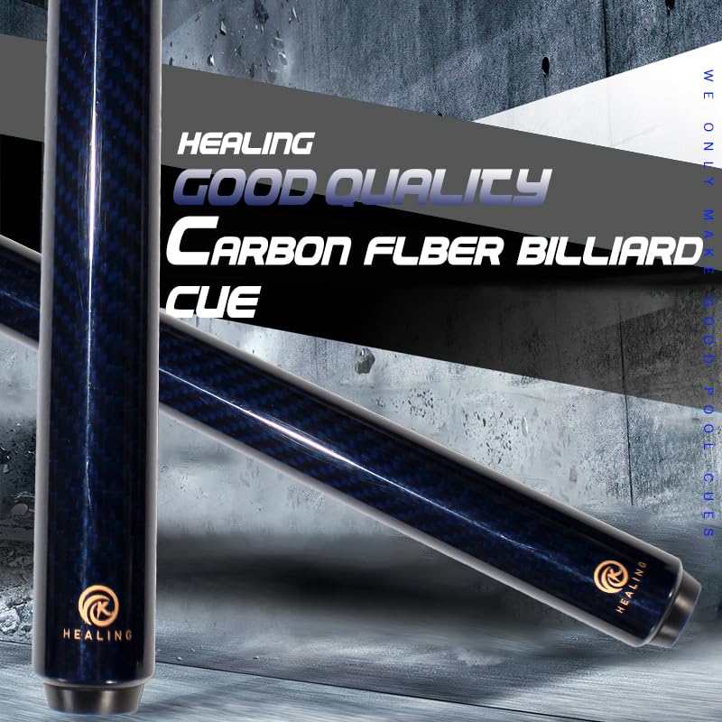 OKHEALING 58" Carbon Fiber Pool Cue