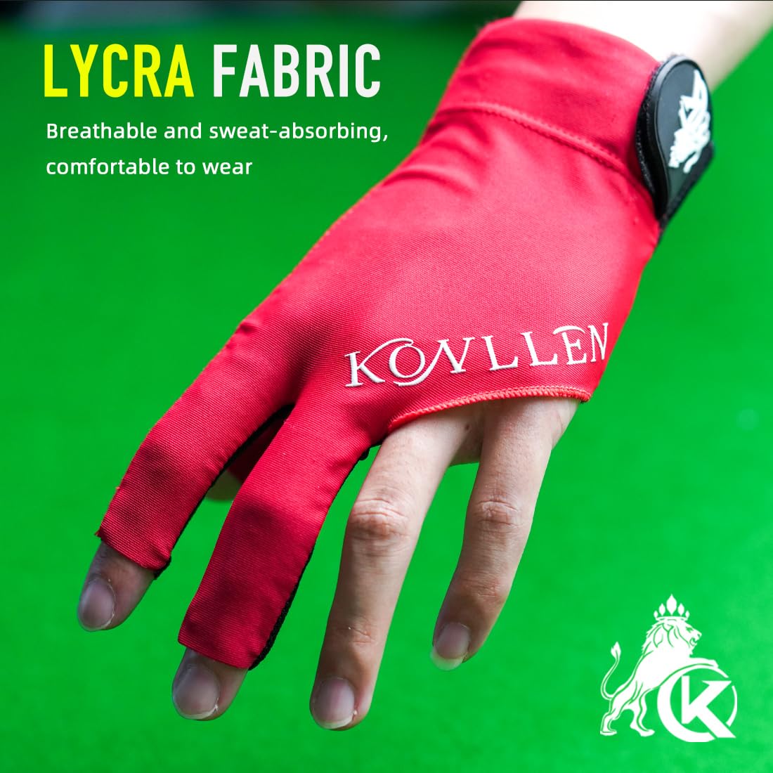 KONLLEN Adjustable Billiard Gloves