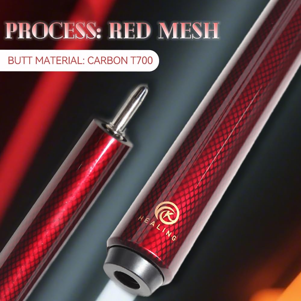 OKHEALING 58" Carbon Fiber Pool Cue