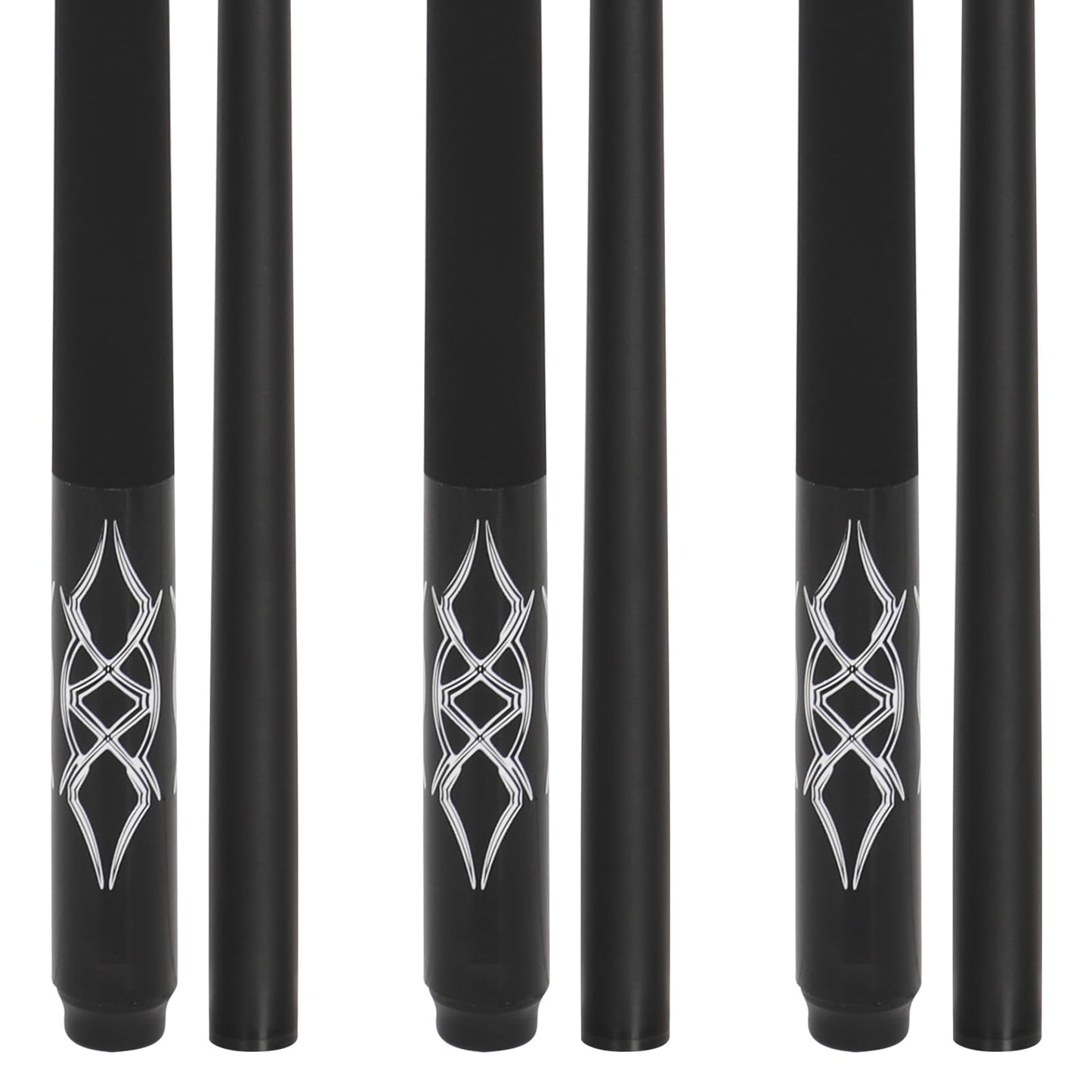 58" Fiberglass Graphite Pool Cue Sticks – 18-21oz