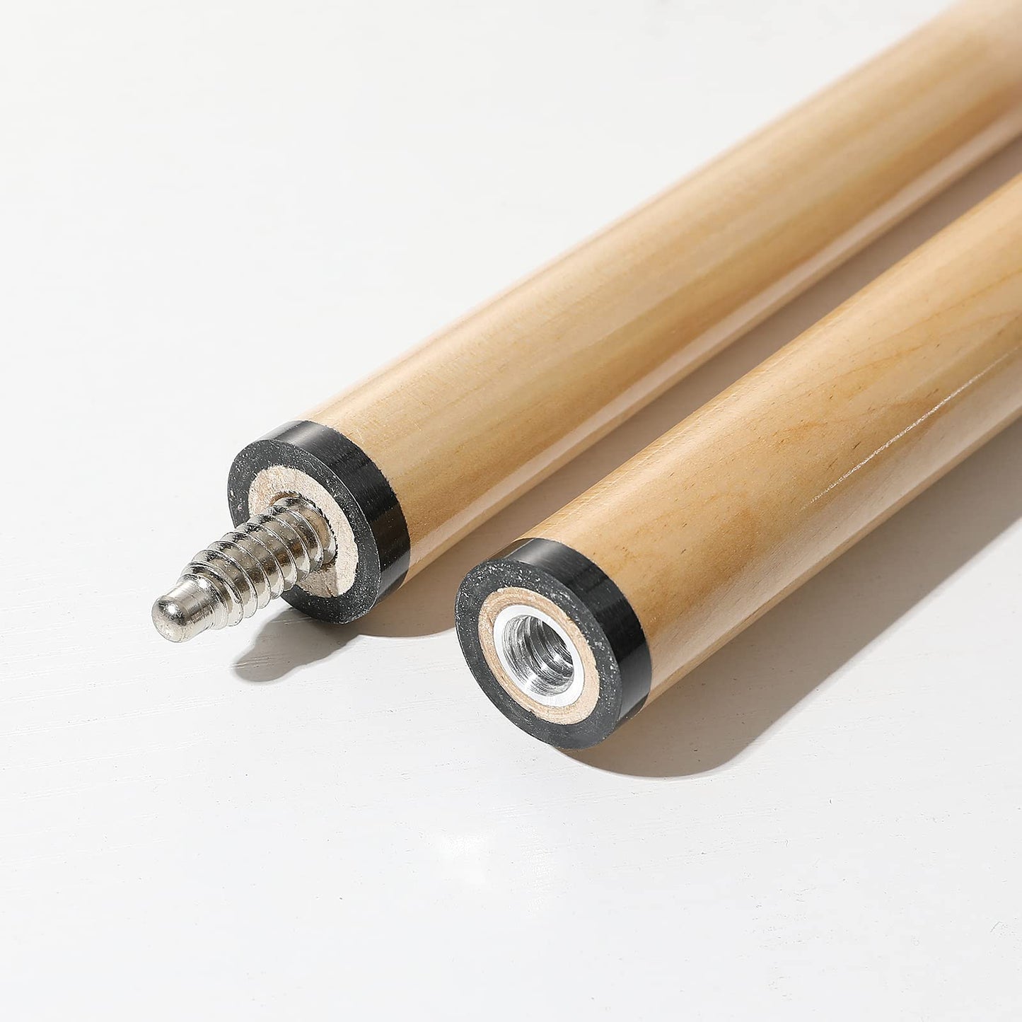 2-Piece Coffee Pool Cue Stick 20oz – 13mm Tip