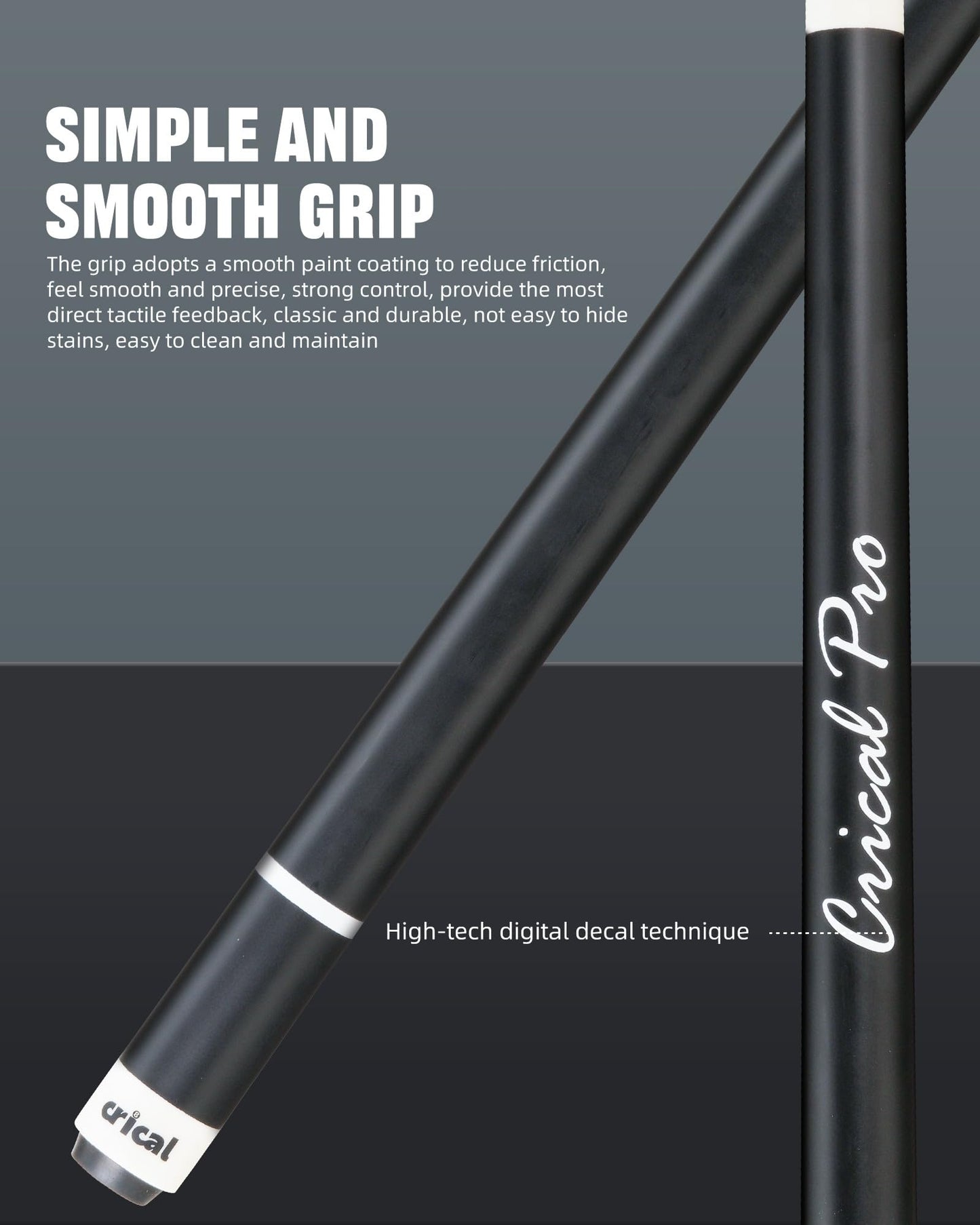 CRICAL 58" Carbon Fiber Pool Cue