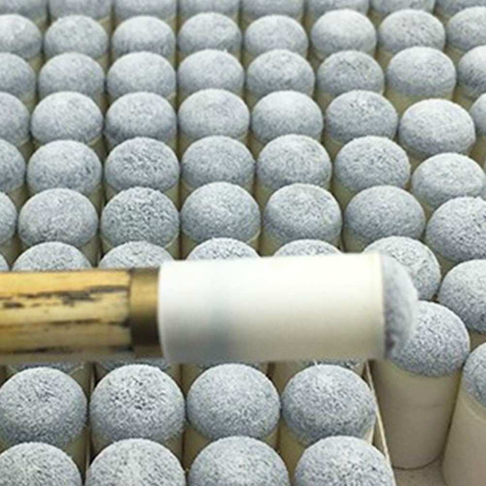 Pengxiaomei 40pcs Slip-On Pool Cue Tips (4 Sizes)