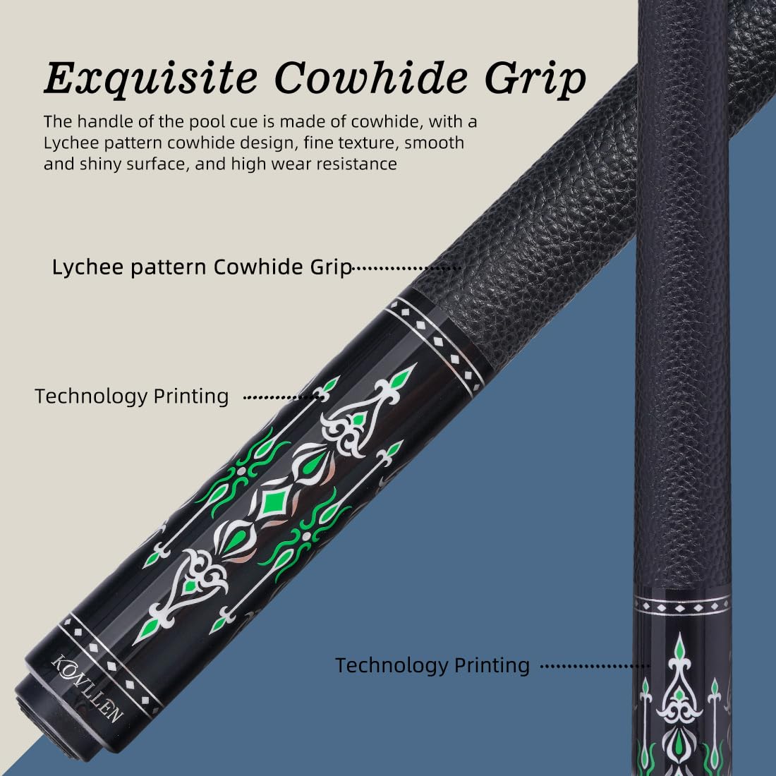 KONLLEN 58" Carbon Fiber Pool Cue