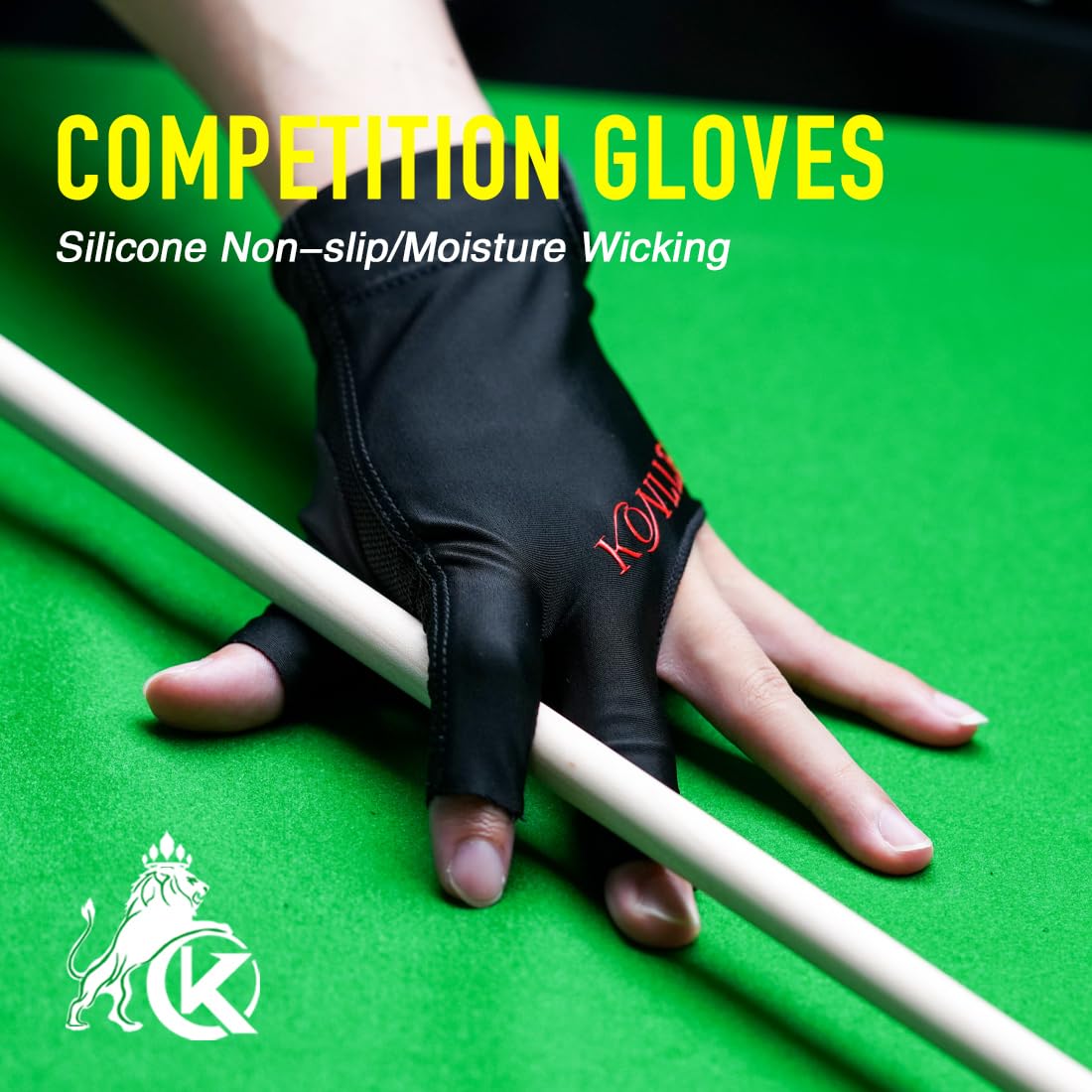 KONLLEN Adjustable Billiard Gloves
