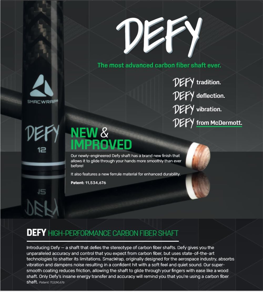 McDermott G223 Pool Cue 12.5mm with Case