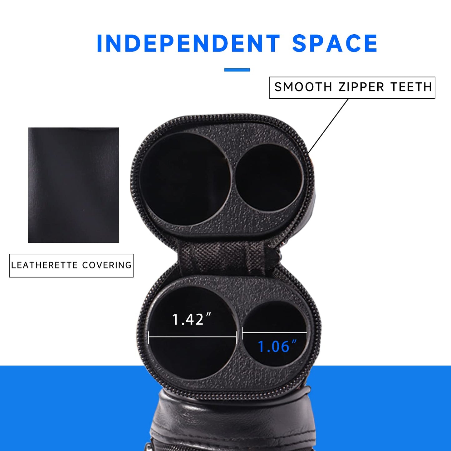 GSE Deluxe Hard Billiard Cue Case – 1x1