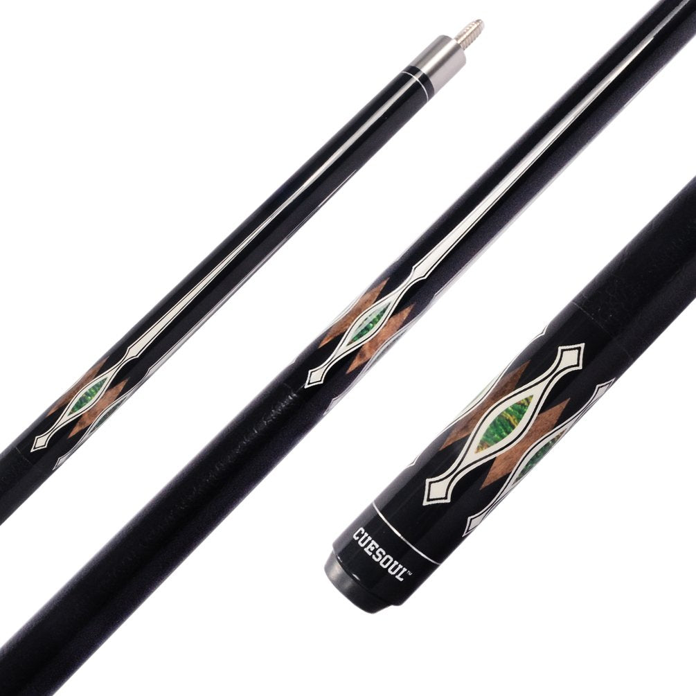 CUESOUL 2-Pack Pool Cue Sticks with Hard Case