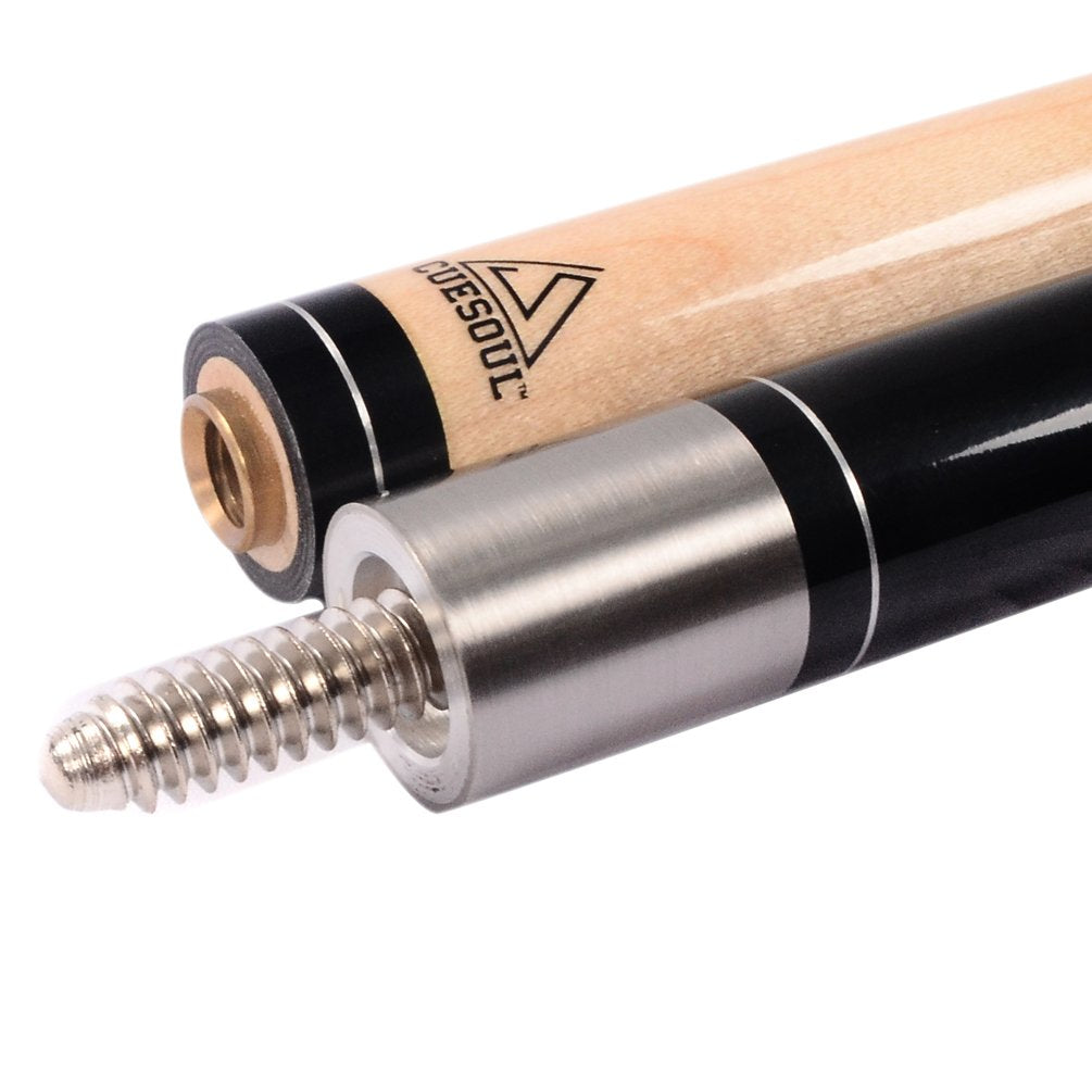 CUESOUL 2-Pack Pool Cue Sticks with Hard Case
