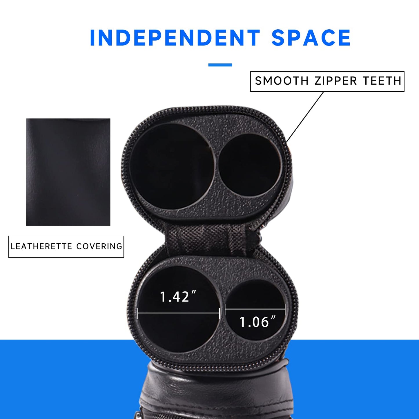 GSE Deluxe Hard Billiard Cue Case – 1x1