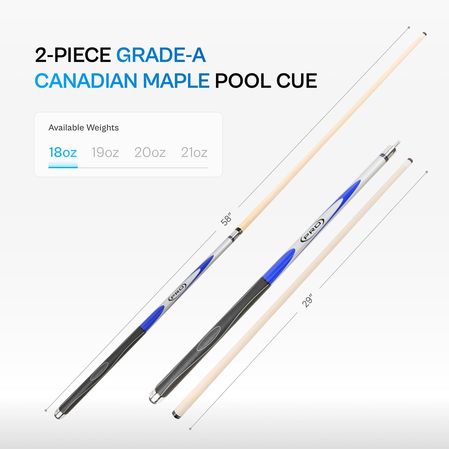 PEARSON Pro Series Pool Cue 58"