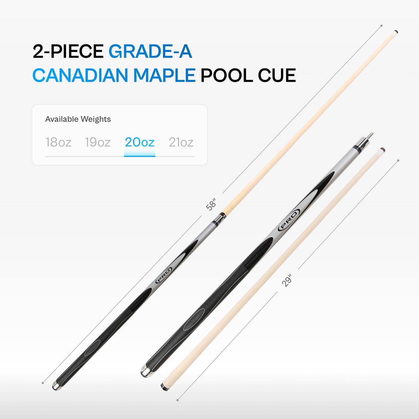 PEARSON Pro Series Pool Cue 58"