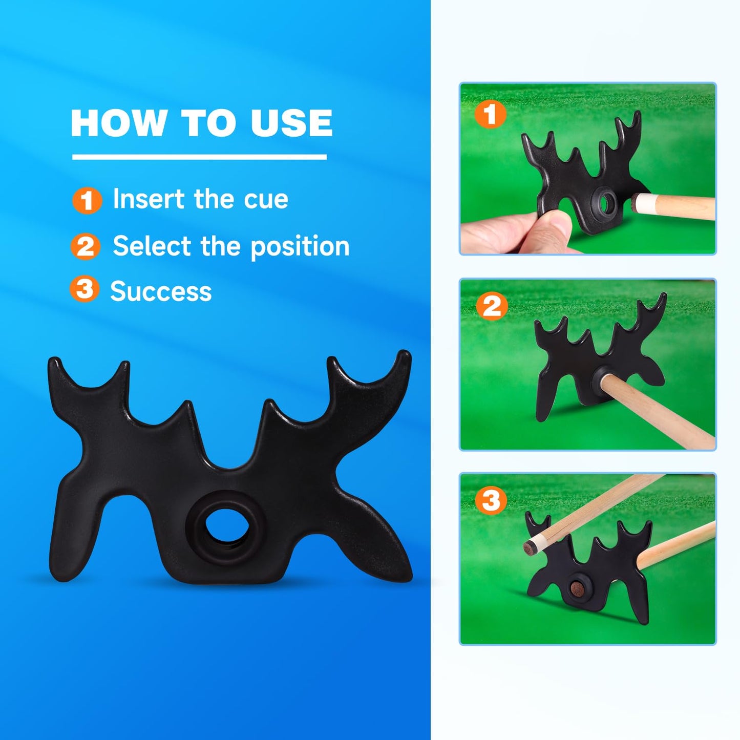 GSE Black Plastic Slip-On Pool Bridge Head