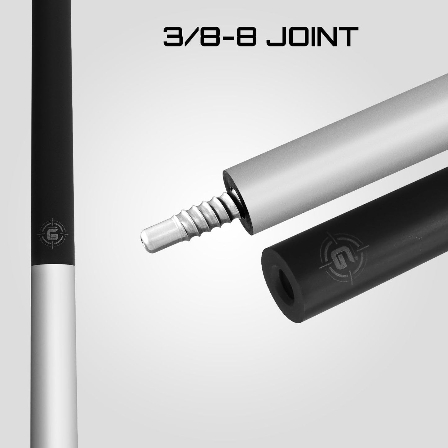 RHINO G-L Wrapless Pool Cue 12.5mm