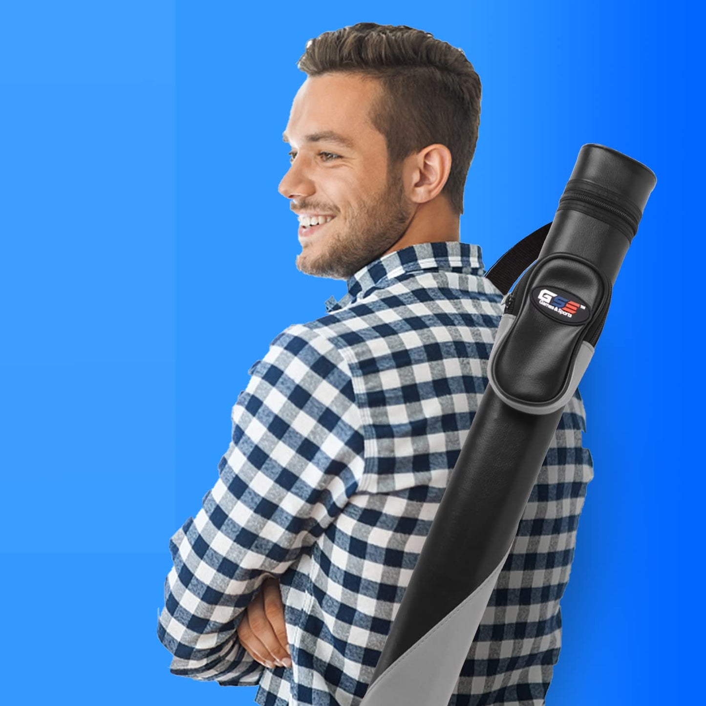 GSE Deluxe Hard Billiard Cue Case – 1x1