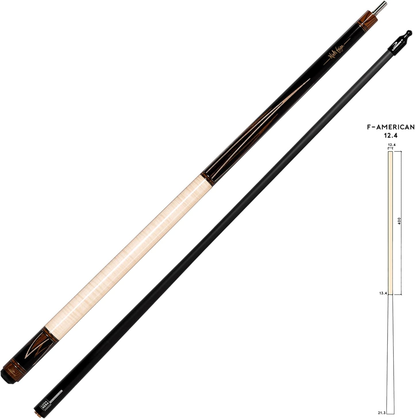 Longoni Niels Feijen Flames Pool Cue