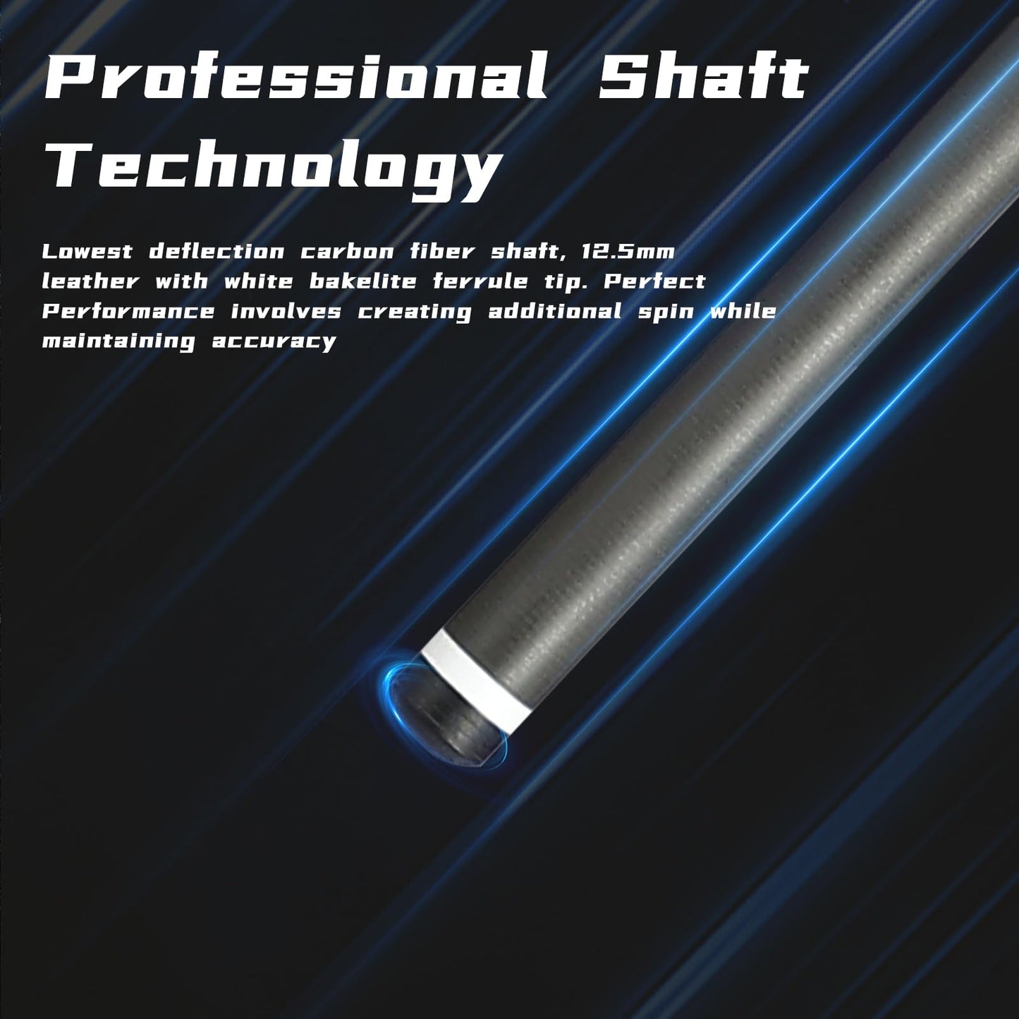 CROWN ME Carbon Fiber Pool Cue 20oz