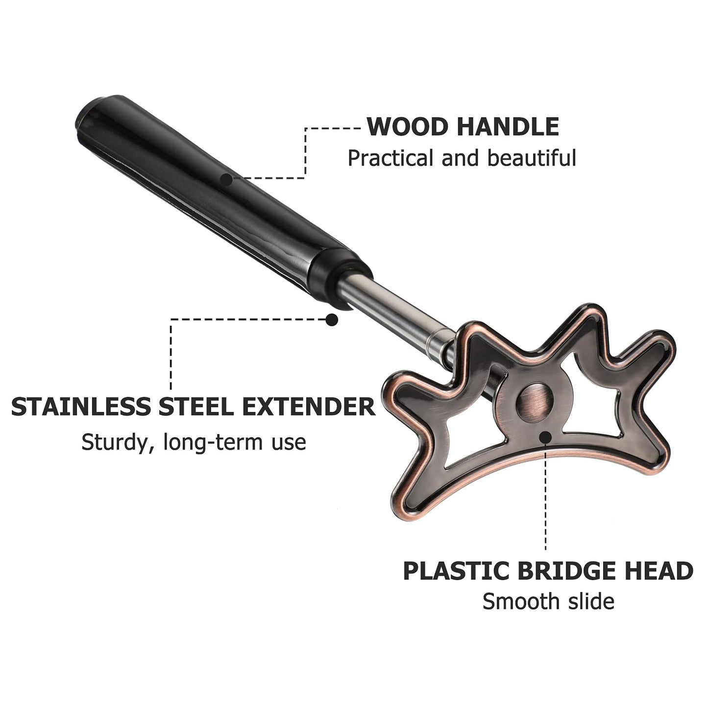 Sumind Retractable Pool Bridge Stick