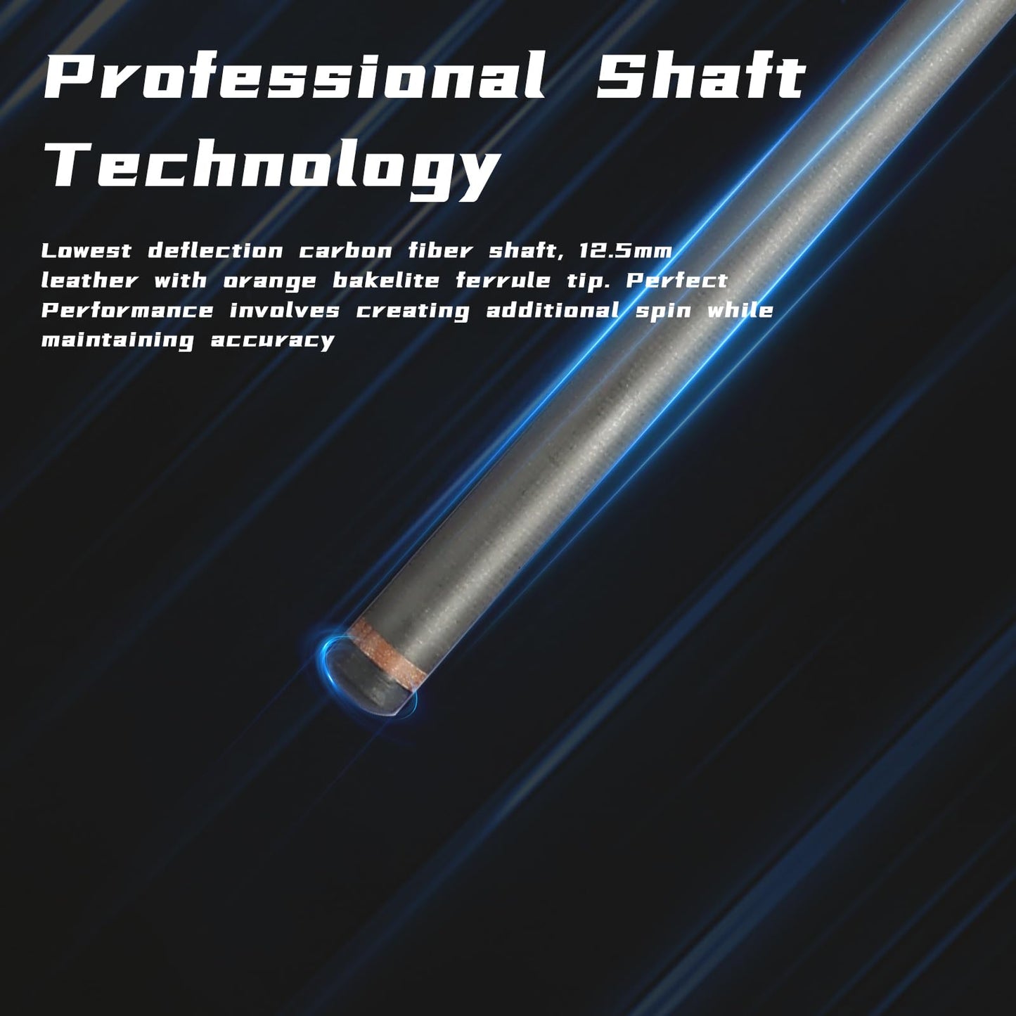 CROWN ME Carbon Fiber Pool Cue 20oz