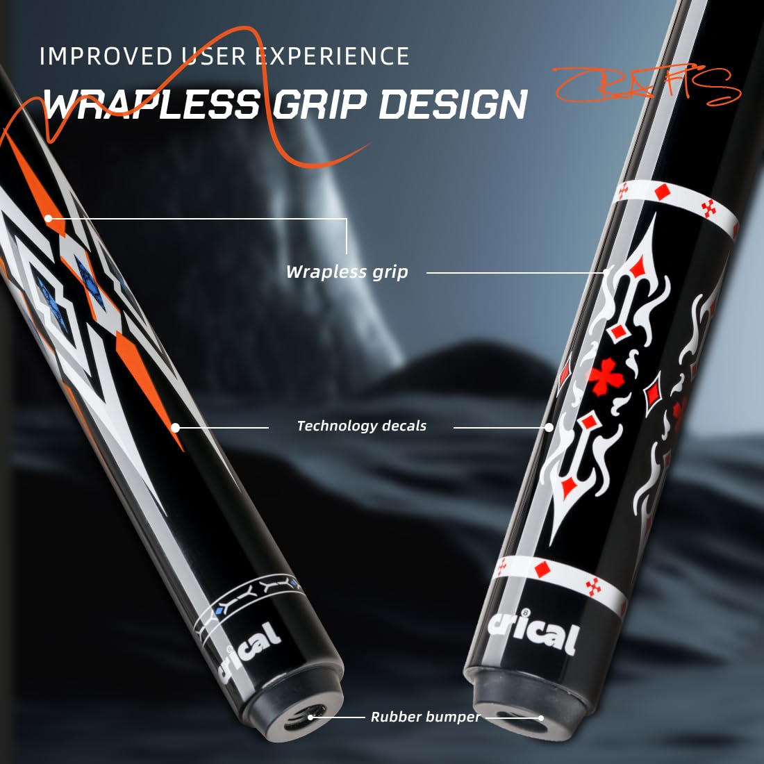 CRICAL 58" Carbon Fiber Pool Cue