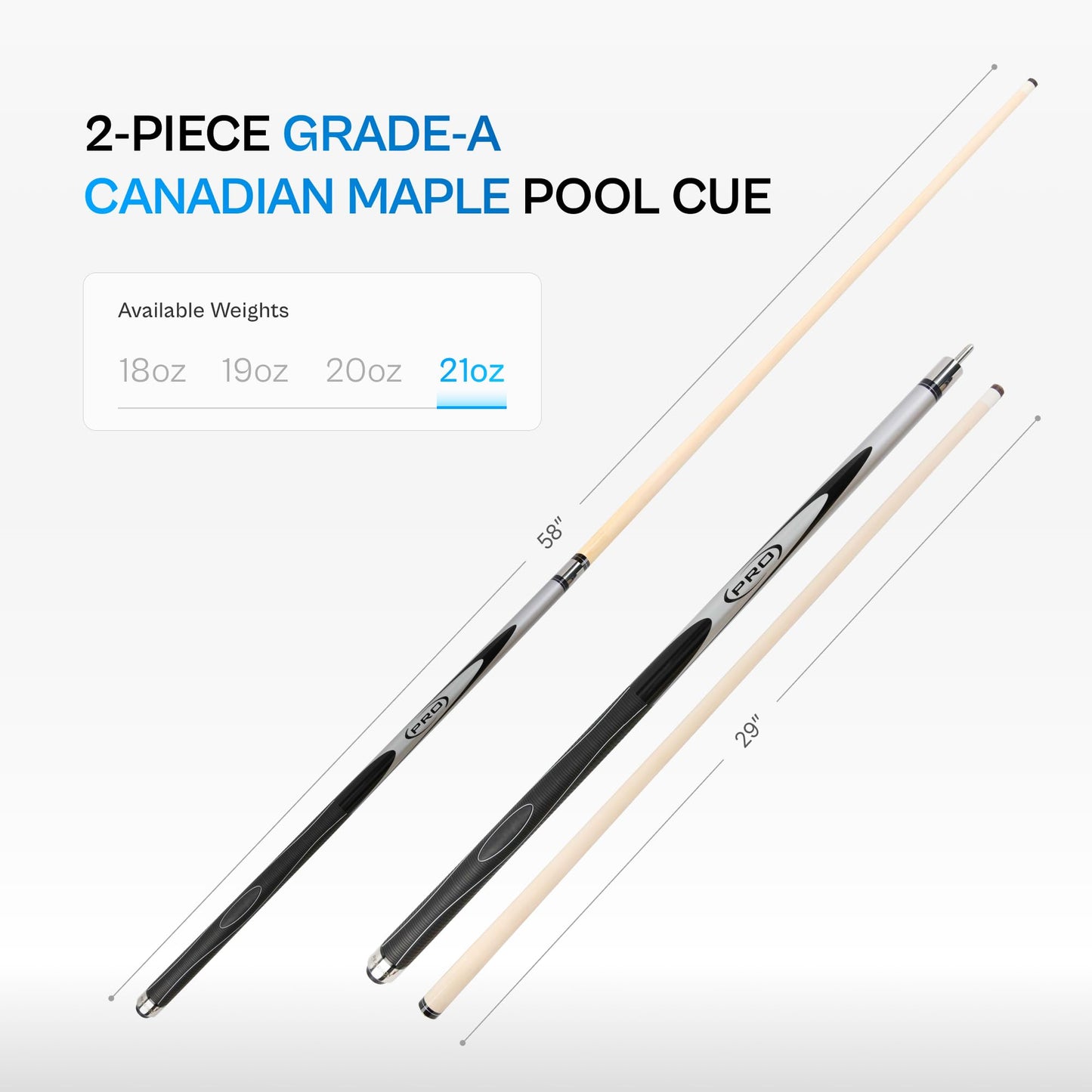 PEARSON Pro Series Pool Cue 58"